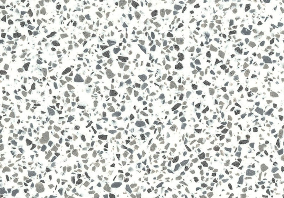 Domino terrazzo countertop pattern