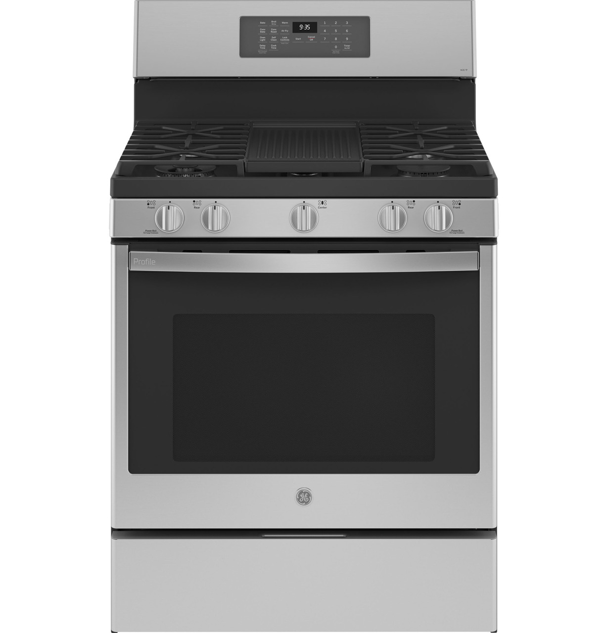 GE profile smart 30 inch slef clean duel fuel range oven