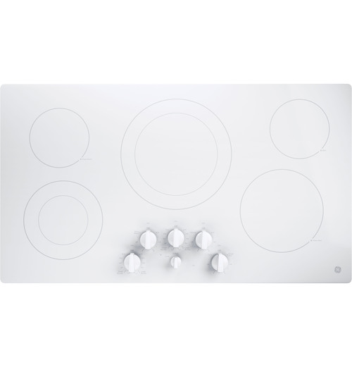 GE Electric Cooktop with built-in knob control