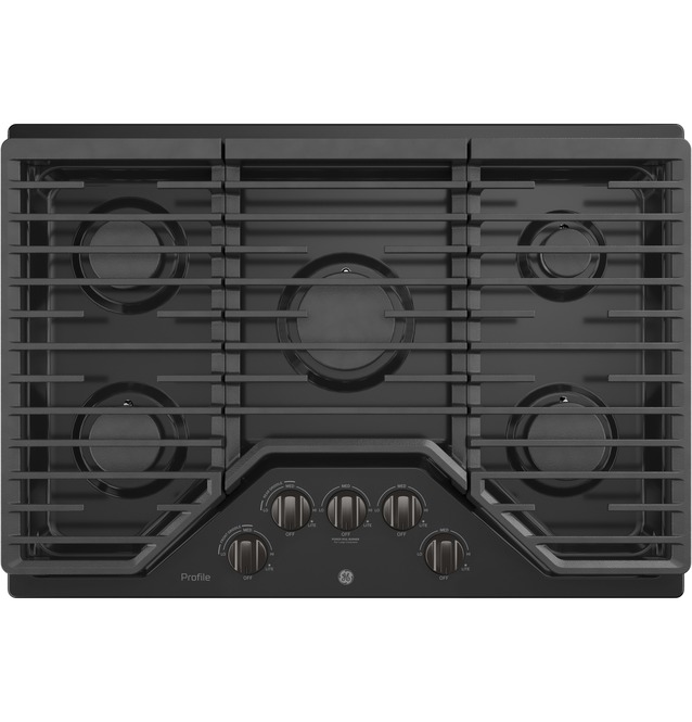 GE five burner gas cooktop