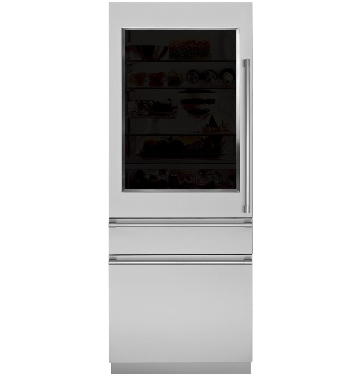 Monogram integrated glass door refrigerator