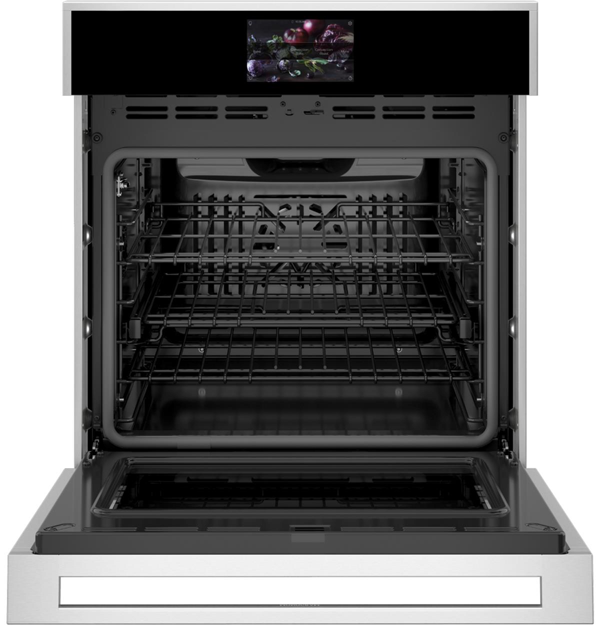 Monogram smart electric convection single wall oven from the Minimalist Collection