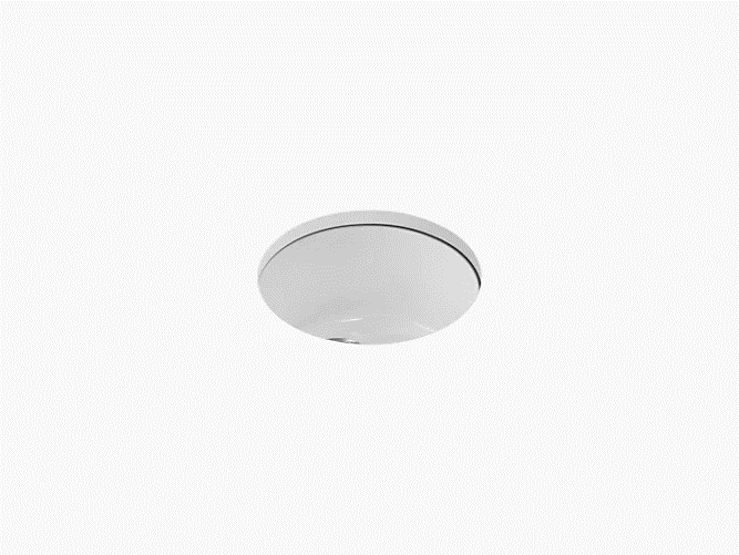 Porto Fino white circular kitchen sink