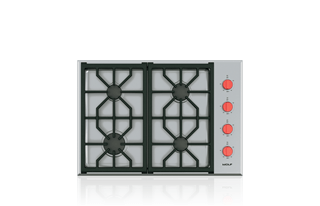 Wolf 4 burner professional gas cooktop