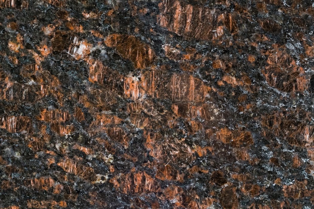Tan brown granite countertop