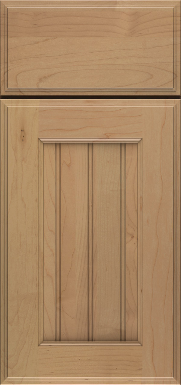 Cottage Maple Reversed Raised Beaded Panel Cabinet Door Desert