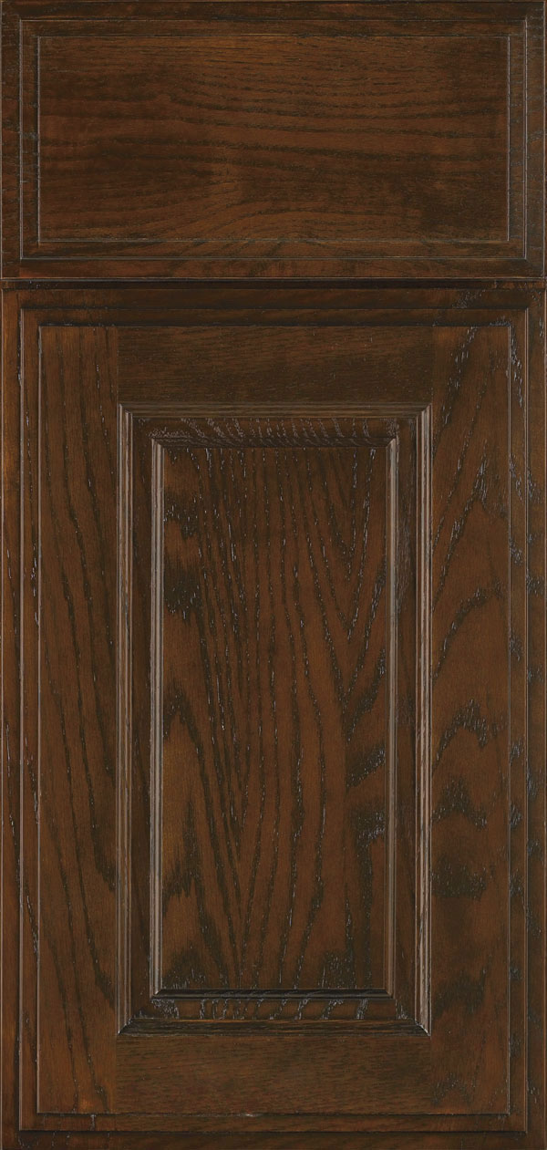 Danville Quartersawn Oak Chestnut Raised Panel Cabinet Door
