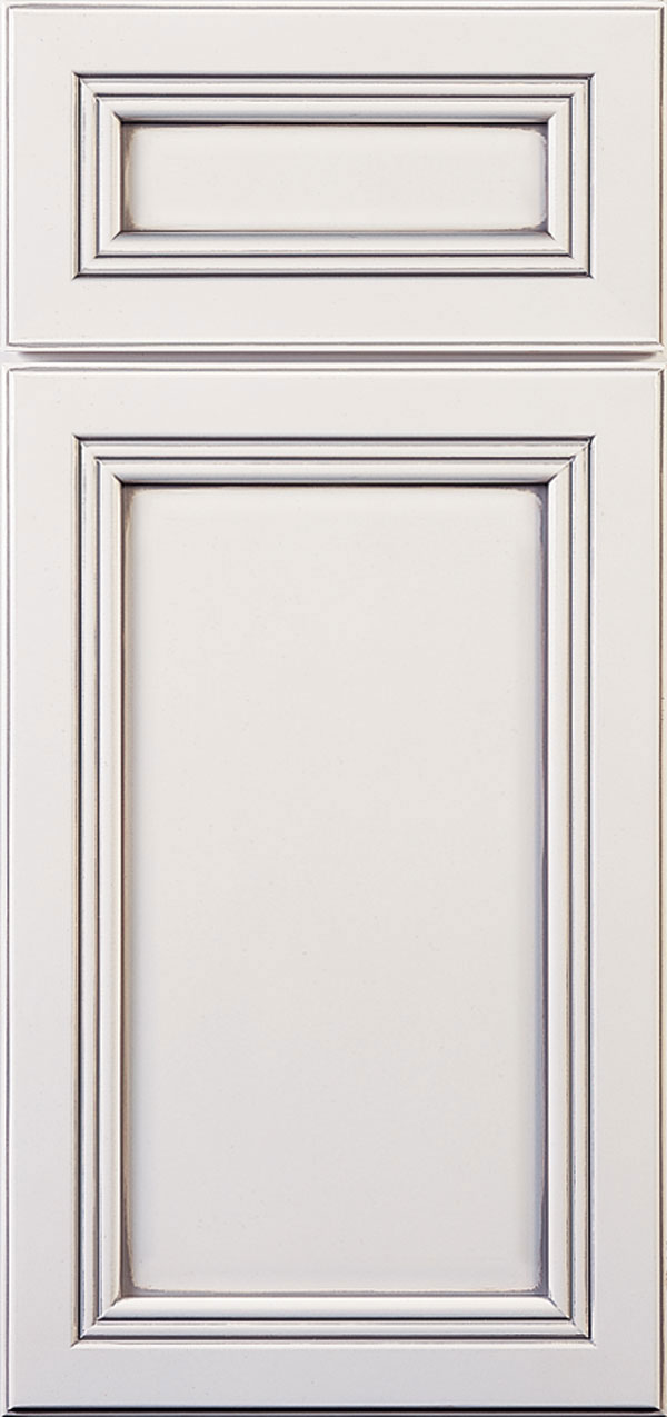 Delray Maple Pearl Pewter Flat Panel Cabinet Door