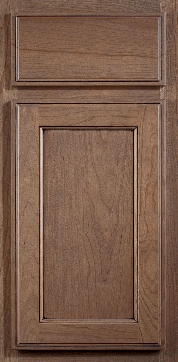 Hinson Cherry Riverbed Coffee Flat Panel Cabinet Door