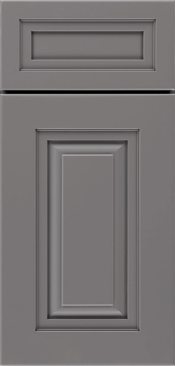 Hollibrune Maple Battleship Gray Cabinet Door