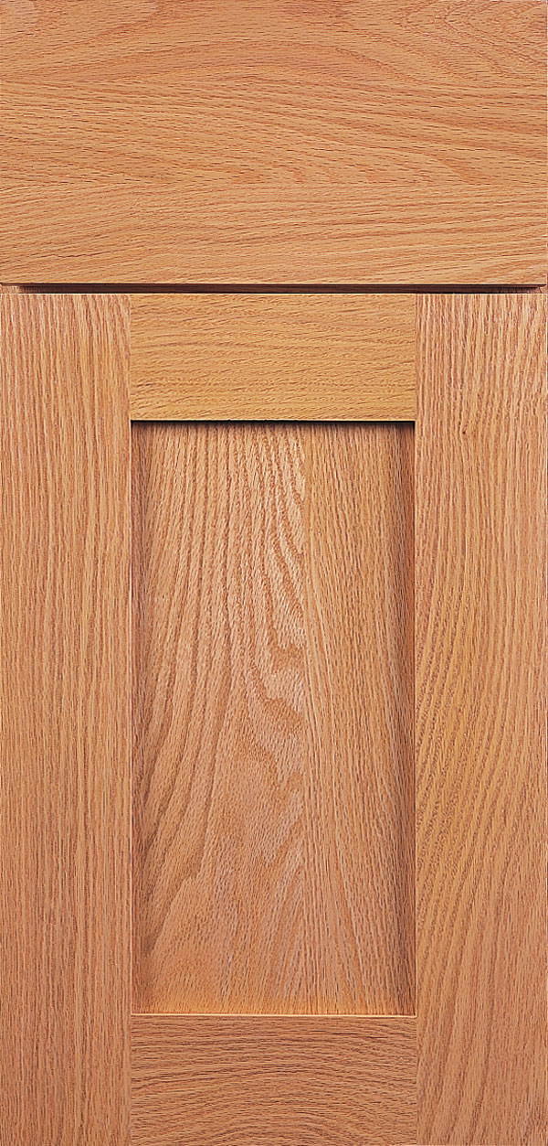 Mecca Oak Natural Flat Panel Cabinet Door