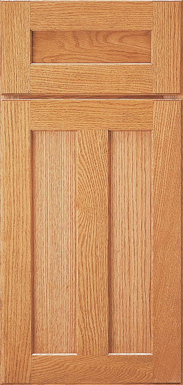 Plymouth Quartersawn Oak Butternut Cabinet Door
