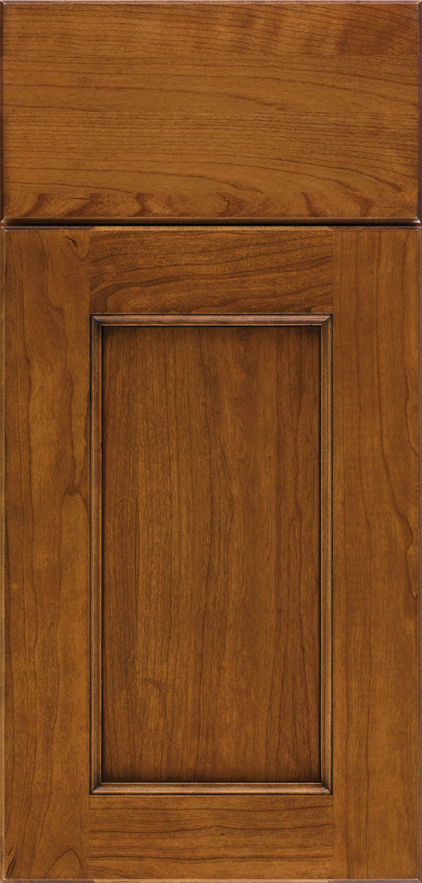 Renner Cherry Nutmeg Onyx Shaker Cabinet Door