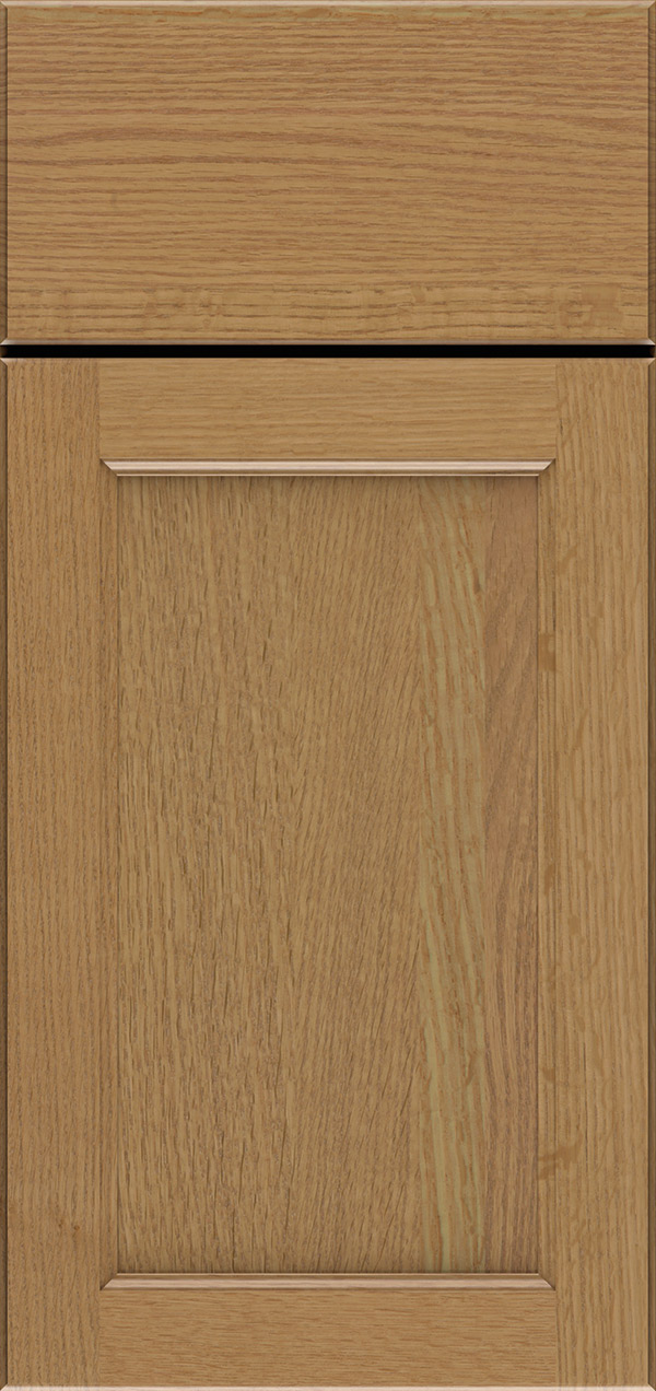 Rory Quartersawn Oak Desert Flat Panel Shaker Cabinet Door
