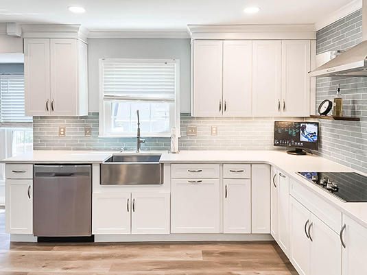 Yellow Kitchen Cabinet Remodel Bel Air