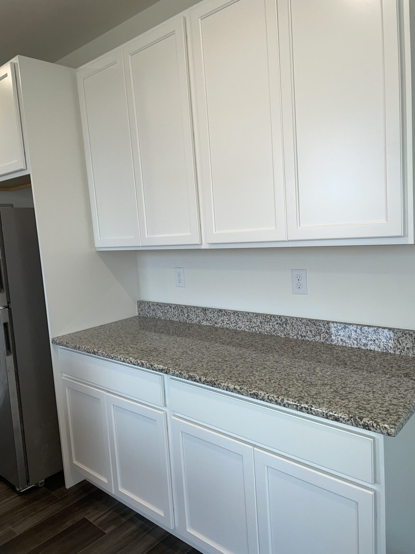 white cabinets