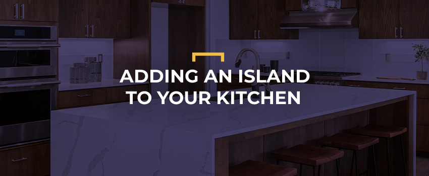 Add an island to your kitchen header image